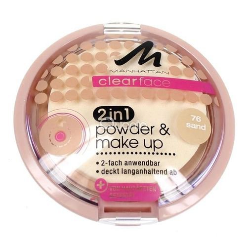 mus eller rotte patron skygge Manhattan Clearface 2in1 Powder & Make Up 2 w 1 Puder +… na Stylowi.pl