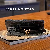 LV iphone 14plus 14 13 12 pro max leather card case nac… na